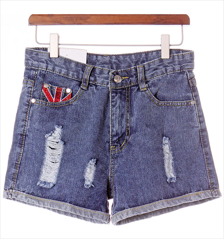 High Waist Denim Shorts main image 0