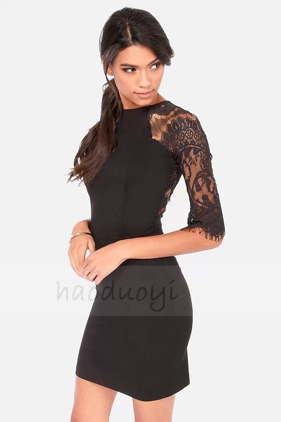 Sexy Halloween Lace Backless Dress