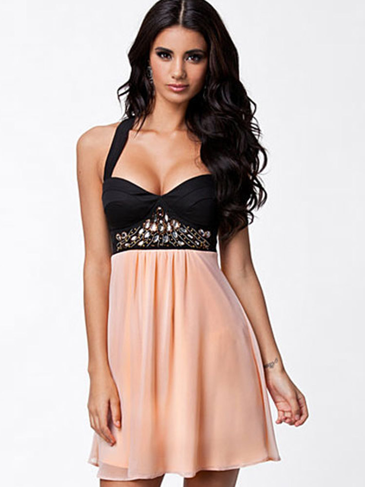 thumbnail image 2 of Girls Sleeveless Chiffon Dress - Ruched Flower Girl Dress For Weddings & Special Occasions 2 of 10