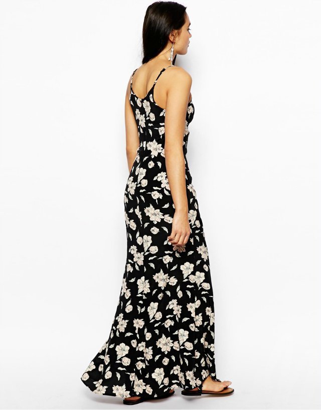 Sexy Spaghetti Strap Floral Print Dress Mermaid Maxi Dress On Luulla