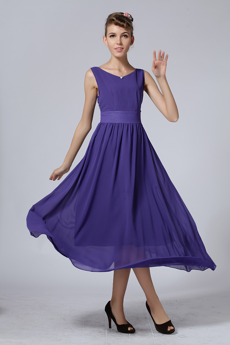 Womens Maxi Dress Chiffon Light Sleeveless A Line Backless Layered Urbann Vibe For Women Summer main image 0
